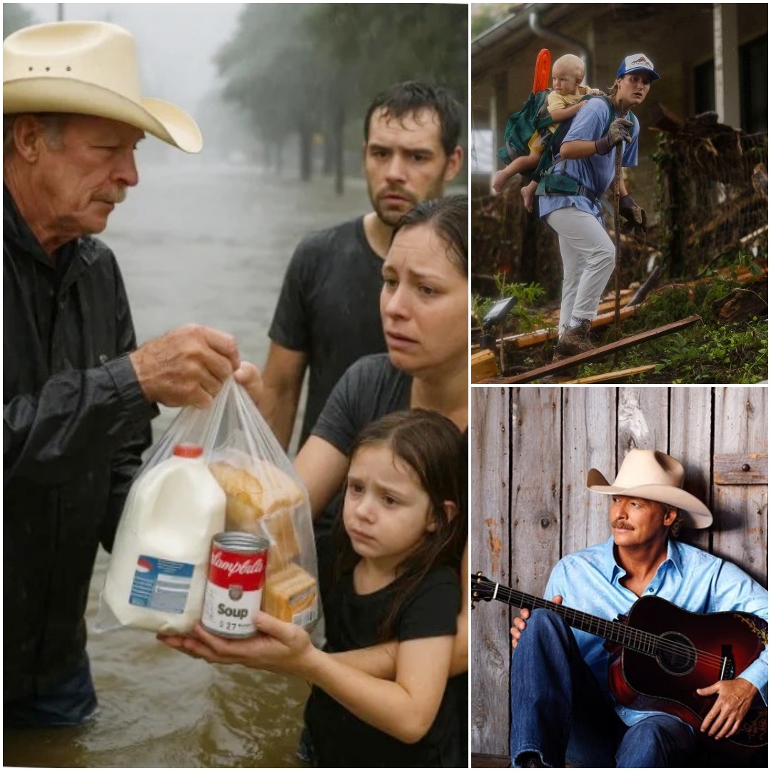 Amid the devastation of the historic flood in Texas, Alan Jackson emerged as a beacon of hope. Driven by compassion, the country music legend didn’t just stand by — he took action. Joining rescue teams, he personally helped search for missing victims and delivered 50,000 food packages to those in need. Alan’s unwavering dedication to his home state proved that even in the darkest times, kindness and generosity can shine through.